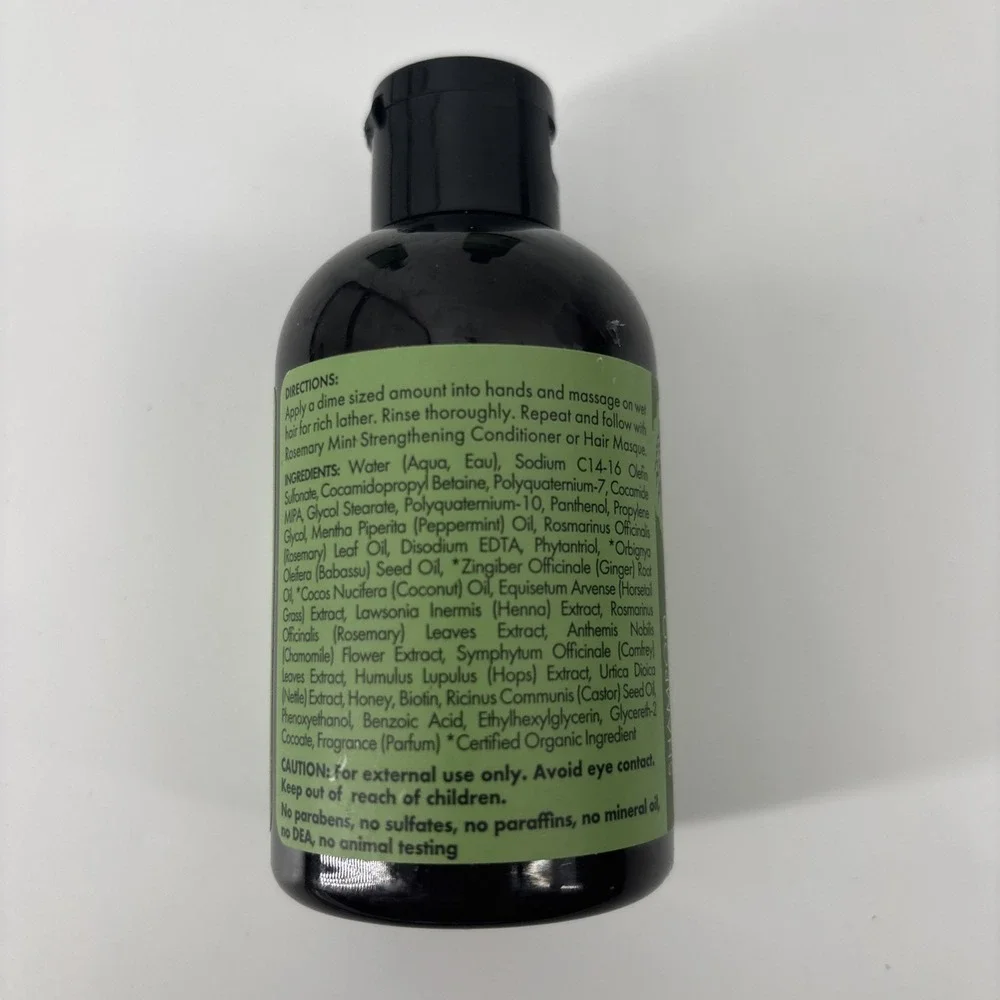 Lot of 3 NEW Mielle Organics Rosemary Mint Strengthening Shampoo‎ Travel Size